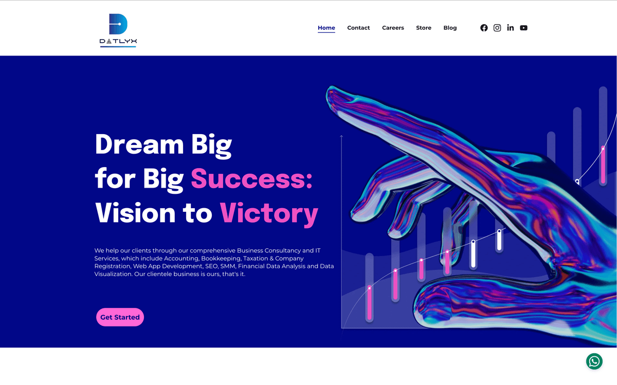 Datlyx – IT & Taxation Services Agency Website